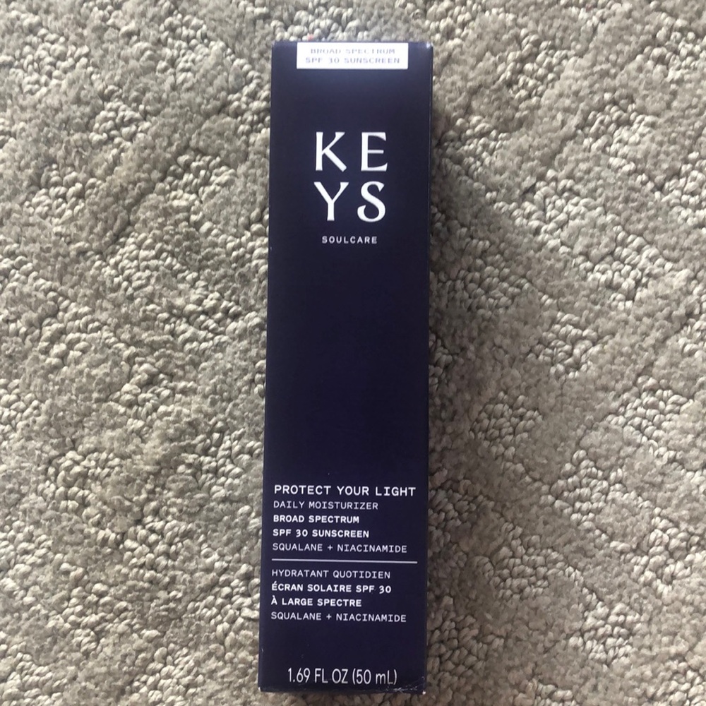KEYS SOULCARE MOISTURIZER BROAD SPECTRUM SPF 30 SUNSCREEN 50ml exp 2025-02